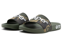 AAPE Green Camo Slides