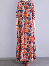 Women’s Lightweight Floral Summer A-Line Dress