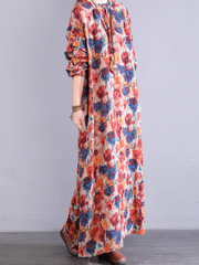 Women’s Lightweight Floral Summer A-Line Dress