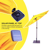 7ft Outdoor Patio Umbrella with Tilt & Crank – UV-Resistant Sun Shade