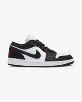 NIKE AIR JORDAN1 LOW SE UTILITY WHITE BLACK GYM RED W
