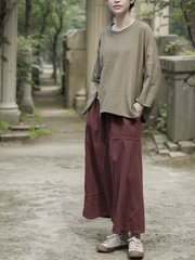 Women's Aesthetic Summer Comfortable Loose Bottom