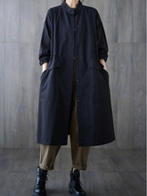 Women's Trendy Lightweight Buttons & Pockets Coat