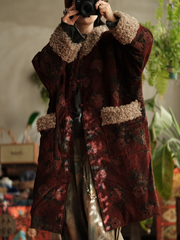 Endless Charm Women’s Relaxed Printed A-Line Coat
