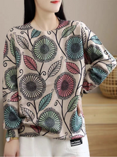 Elegant Women's Chic Floral Knitted Sweater | Eva Trends