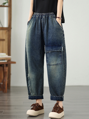 Women's Summer Fashionable & Classic Denim Elastic Style Bottom