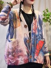 Women's Fashionably Soft Multi Printed Cardigans