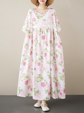 Chic Women's Summer Floral Printed Smock Dress | Eva Trends