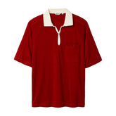 Raglan Terry Polo (Red)