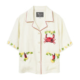 'Just a Pinch' Cabana ~ Relaxed Crop Cut
