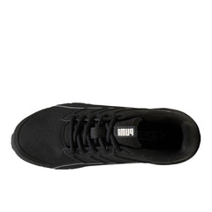 Electro Synthetic Leather Lace Up Sneakers