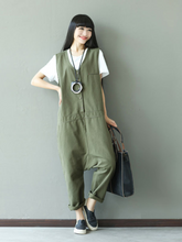 Stylish Button Front Denim Overalls for Women | Eva Trends