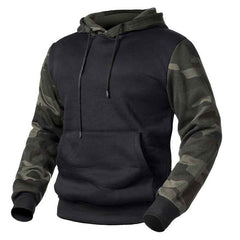 Men's Camouflage Pullover Sweatshirt – Casual Outdoor Sweatshirt