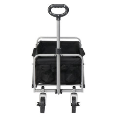 Foldable Garden Cart with Oxford Cloth & Steel Frame – Heavy-Duty Collapsible Wagon