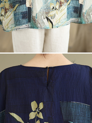 Women's Summer All Body Ethnic Stylish Printed Tops
