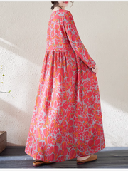 Women's perfect Wear Stylsh High Waist Printed A-line Dress