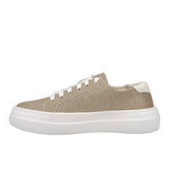 Glaring Glitter Lace Up Platform Sneakers
