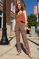 Johnny Was Bellina Leopard Hailey Cargo Pant C67525-6*