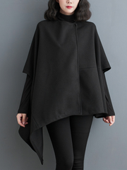 Women's Chic Comfort Winter Open Style Cape Coat