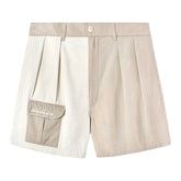 'Boston Whaler' Double-Pleated Shorts