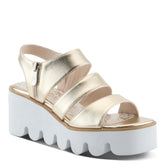 AZURA CORRIGATE SANDALS