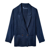 Easy-Going Jacket (Navy Linen)