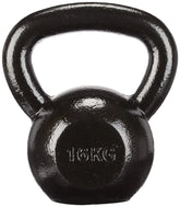 25LB Single Kettlebell Weights Cast Iron/Kettlebells Powder Coated - Strength Training Home Gym Full-body Exercises