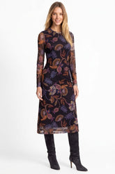 Johnny Was Jade Shelly Asymmetric Mesh Dress L36325-8