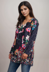 Johnny Was Oasis Tandis Blouse C16623A Boho Chic