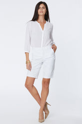 Bermuda 11 Inch Twill Shorts - Optic White