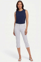 Marilyn Straight Crop Jeans - Palencia Stripe