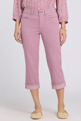 Marilyn Straight Crop Jeans - Dusky Daisy