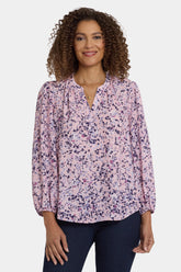 Puff Sleeved Popover Top - Parc Monceau
