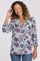Pintuck Blouse - Ballad Abloom