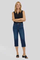 Marilyn Straight Crop Jeans - Sunset Villa