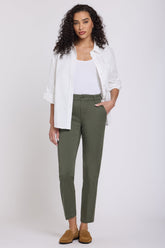 Sadie Slim Pants - Desert Green