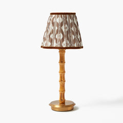 Chocolate Ikat Lampshade (18cm)
