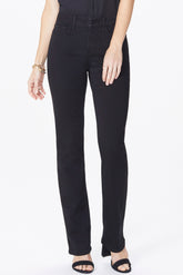 Marilyn Straight Pants In Petite - Black