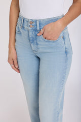 Bailey Relaxed Straight Crop Jeans In Petite - Keys View
