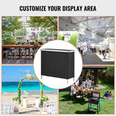 Folding Portable Bar Table – Aluminum & MDF with Oxford Cloth Cover, 2 Sizes