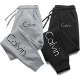 Casual Printed Sports Running Trousers Men Women Autumn Drawstring Long Pants Fitness Solid Sweatpants Unisex Gym Wear