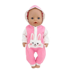 2023 Fashion Doll Jump Suits Fit For 43cm Baby Doll 17 Inch Reborn Baby Doll Clothes
