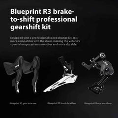Aluminum Alloy Bent Handlebar Hidden Cable Road Bike Bicycle for Students and Teenagers