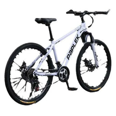 Mountain Bike for Adult Men Women, Students Kids, Aluminum Alloy Shifting Gears Disc Brakes Shock Absorption Butterfly Handlebar