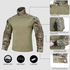 G3 Combat Uniform Tactical Sets Combat Shirt Cargo Pantsuit Training Hiking Hunting Clothes Wear-resisting Suit