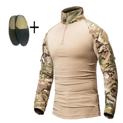 Men's Long Sleeve Camping & Hunting Clothing Set – Shirt & Pants