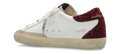 Golden Goose Super Star White Bordeaux Silver (W)