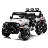24V Power Wheels Ride on Car for Kids with Remote Control,6 Wheels, 4WD Switchable,Bluetooth, 3 Speeds,Electric Vehicles Battery