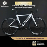 Aluminum Alloy Bent Handlebar Hidden Cable Road Bike Bicycle for Students and Teenagers