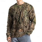 Men's 3D Camo Animal Print Long Sleeve Shirt – Outdoor Street Style